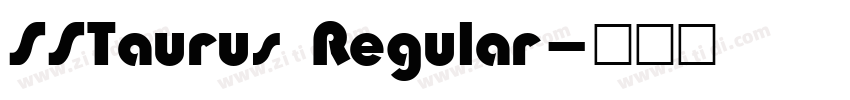 SSTaurus Regular字体转换